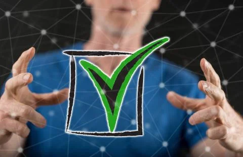 Concept of validation Stock Photos