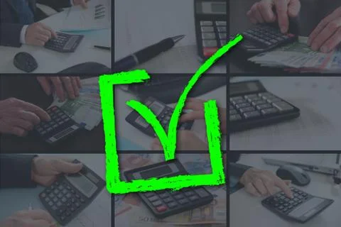 Concept of validation Stock Photos