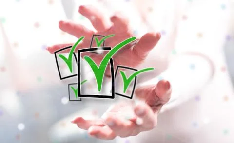 Concept of validation Foto stock
