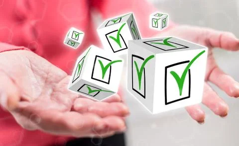 Concept of validation Stock Photos