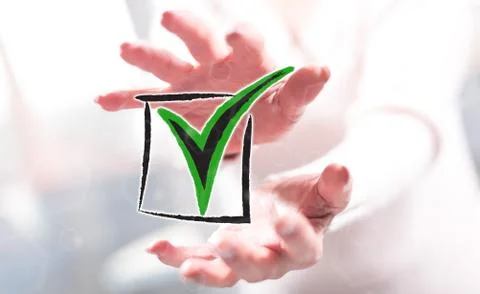 Concept of validation Stock Photos