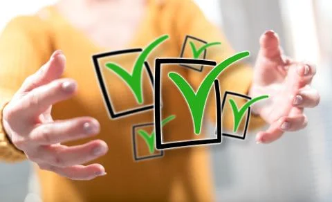 Concept of validation Foto stock