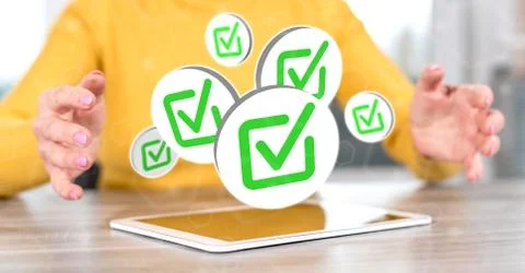 Concept of validation Foto stock