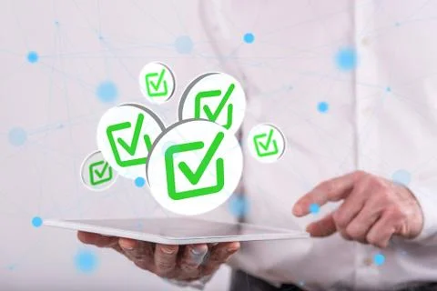 Concept of validation Foto stock