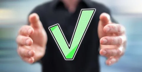 Concept of validation Stock Photos
