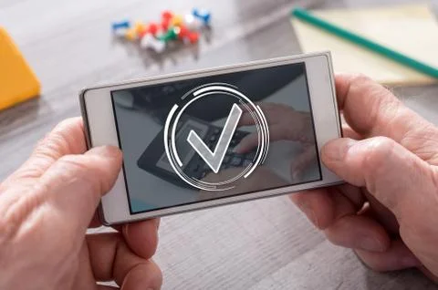 Concept of validation Stock-Fotos