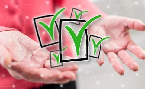 Concept of validation Foto stock