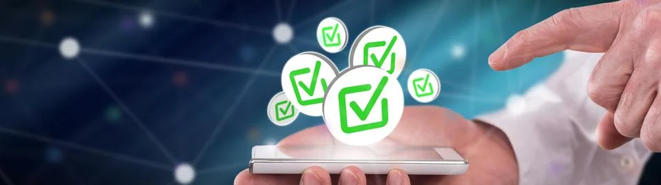 Concept of validation Stock Photos