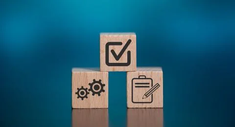 Concept of validation Stock Photos