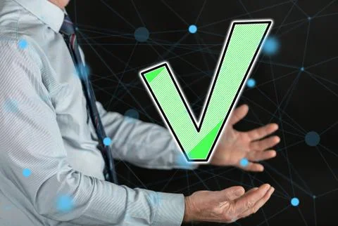 Concept of validation Stock Photos