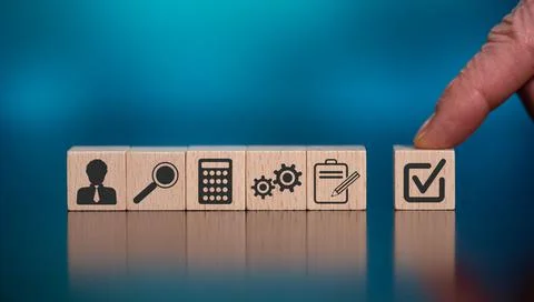 Concept of validation Foto stock