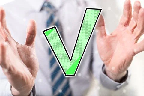 Concept of validation Stock Photos