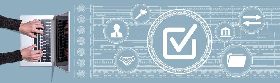 Concept of validation Stock Photos