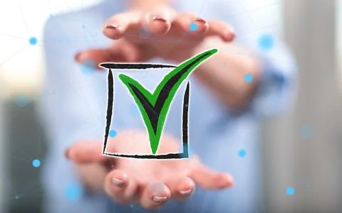 Concept of validation Stock Photos