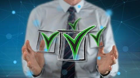 Concept of validation Stock Photos