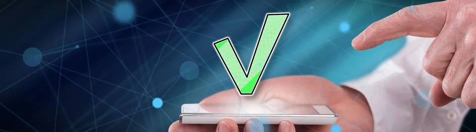 Concept of validation 스톡 사진
