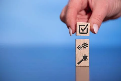 Concept of validation process Фото