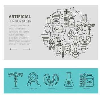 Concept vector obstetrics Stock Illustration