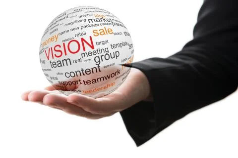 Concept of vision in business Stock Photos