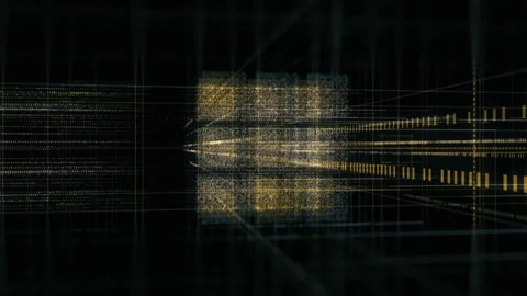 The Concept of visualization of artificial Intelligence. Animation. Abstract Video stock 144559379