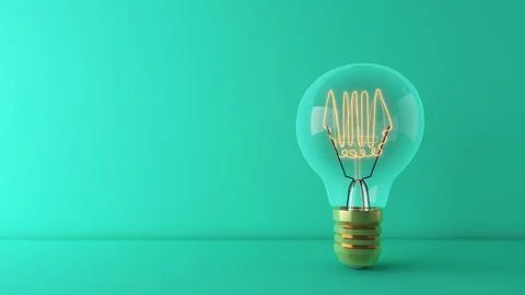 The concept of visualization brings wisdom and creativity,creative thinking.. Illustrazione stock