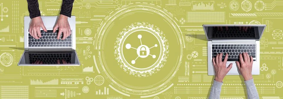 Concept of vpn Stock Photos