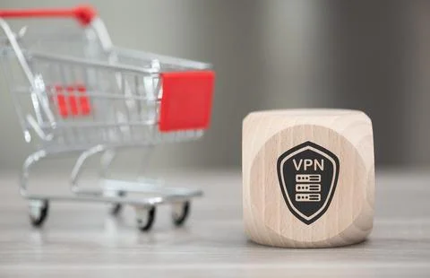 Concept of vpn Stock Photos
