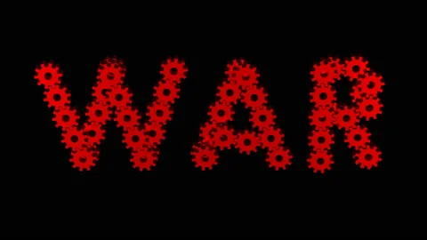 Concept: War. 3D rendering. Stock Footage 200831618