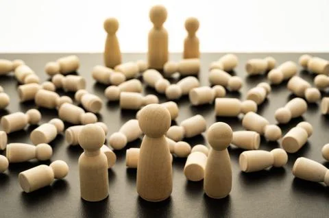 The concept of war and the decisions of the powerful. Stock Photos