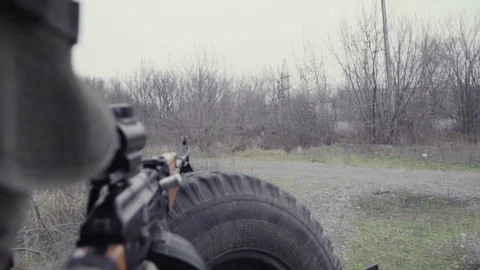 Concept war, army, weapon, technology protection country Stock Footage 129751508