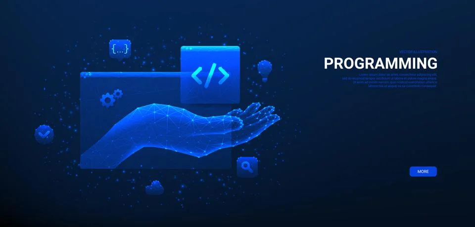 Concept of web and app development 스톡 일러스트