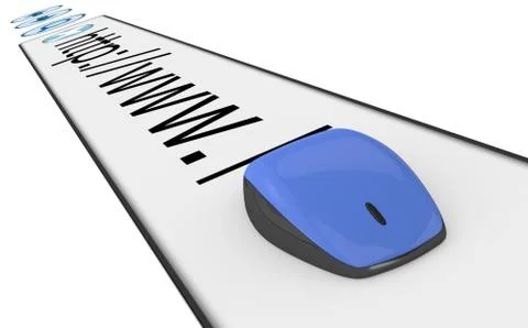 Concept of web surfing Stockillustratie