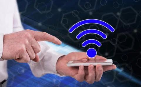 Concept of wifi Stock-Fotos