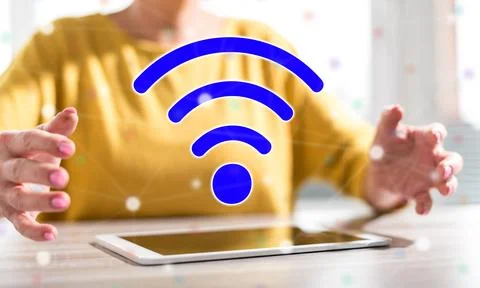 Concept of wifi Фото