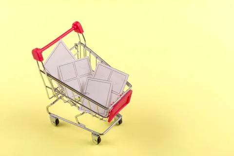 Concept of window shopping. 写真素材