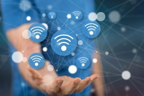 Concept of wireless connection Stock-Fotos