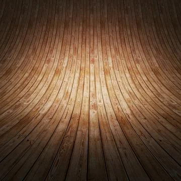 Concept wood interior 3d rendering Stock Illustration