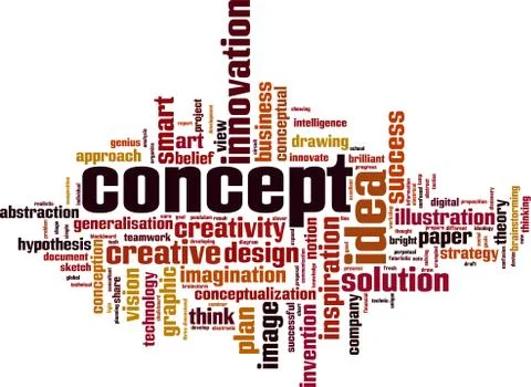 Concept word cloud Stock Illustration