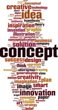 Concept word cloud Stock Illustration