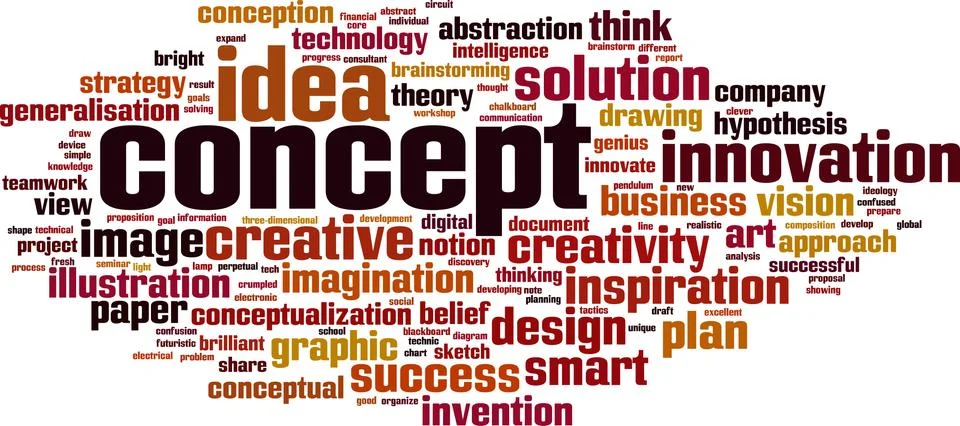 Concept word cloud Stock Illustration