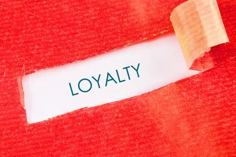 Concept word LOYALTY. Loyalty program concept. Stock Photos
