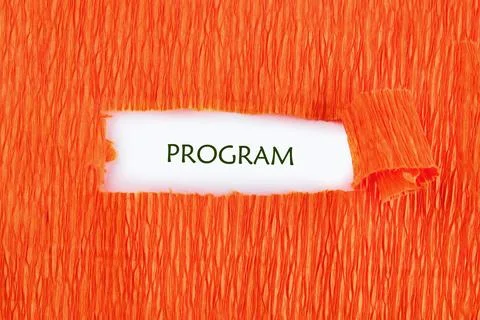 Concept word PROGRAM. Data Digital Programs System Technology Concept Fotos de archivo