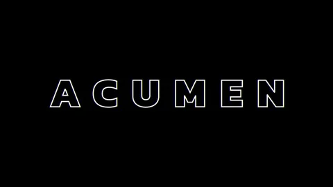 Concept Words Acumen, RGB Dynamic Stroke Effect Kinetic Typography Stock Footage 324566834