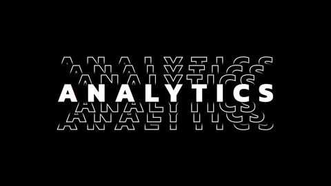 Concept Words Analytics, RGB Dynamic Effect Kinetic Typography Text Animation Vidéo 326642768