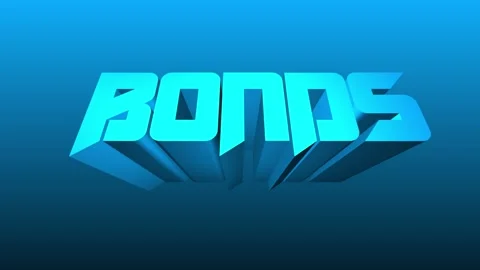 Concept Words Bonds, Insane 3D Typography Motion Graphic Text Reveal Stock Footage 324566915