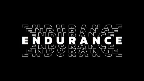 Concept Words Endurance RGB Dynamic Effect Kinetic Typography Text Animation Stock Footage 327726232