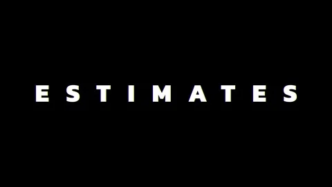 Concept Words Estimates RGB Dynamic Effect Kinetic Typography Text Animation Stock Footage 327726231