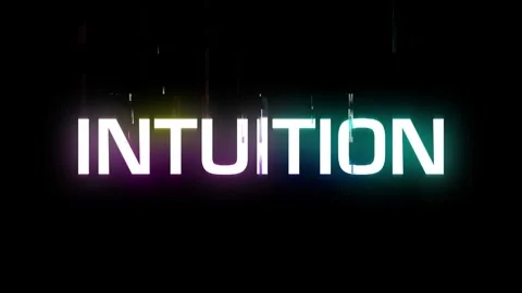 Concept Words Intuition RGB Dynamic Effect Kinetic Typography Text Animation Video stock 327726012