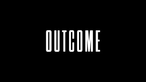Concept Words Outcome, RGB Dynamic Glowing Effect Kinetic Typography Text A.. Vidéo 324913301