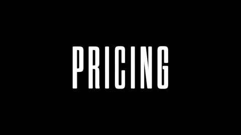 Concept Words Pricing, RGB Dynamic with Glowing Effect Kinetic text animation Stock Footage 324913296